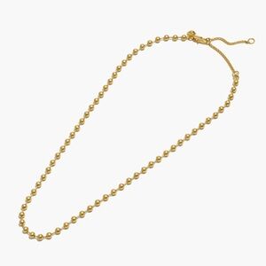 Madewell Ball Chain Necklace in Antique Gold
